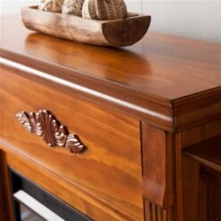 Southern Enterprises Oaxaca 70.25-in W Glazed Pine Fan-forced Electric Fireplace 7 Southern Enterprises Oaxaca 70.25-in W Glazed Pine Fan-forced Electric Fireplace -Napoleon Shop 330949632 AlternateImage4 l