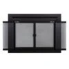 Pleasant Hearth Clairmont Black Large Bifold Smoked Tempered Glass Fireplace Doors -Napoleon Shop 330951922 AlternateImage1 l