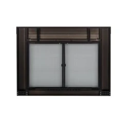 Pleasant Hearth Alpine Black Small Cabinet-style Clear Tempered Glass Fireplace Doors -Napoleon Shop 330951924 AlternateImage4 l