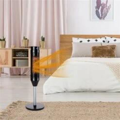 Costway 1500 W Ceramic Flat Panel Indoor Oscillating Electric Pedestal Space Heater -Napoleon Shop 330962403 AlternateImage4 l