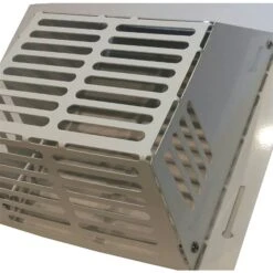 Wallecover 18-in X 20-in White Screw-On Mount Dryer Vent Cover