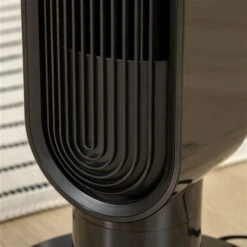 HomCom 39-in 3-Speed Indoor Black Oscillation Tower Fan