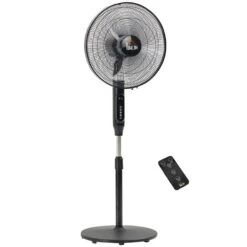 HomCom 17.75-in 3-speed Indoor Black Oscillation Stand Fan 9 HomCom 17.75-in 3-speed Indoor Black Oscillation Stand Fan -Napoleon Shop 330982042 MainImage 001 l
