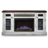 Napoleon Charlotte 68-in W Weathered White Fan-Forced Electric Fireplace