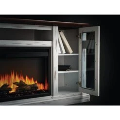 Napoleon Charlotte 68-in W Weathered White Fan-Forced Electric Fireplace -Napoleon Shop 330992231 AlternateImage2 l