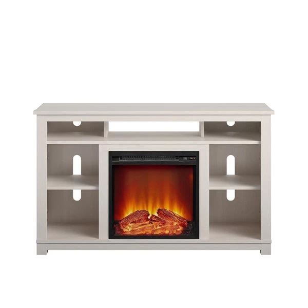 Ameriwood Home Ivory Pine TV Stand With Fan-forced Electric Fireplace For TVs Up To 55-in 5 Ameriwood Home Ivory Pine TV Stand With Fan-forced Electric Fireplace For TVs Up To 55-in - Image 3