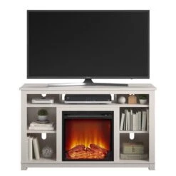 Ameriwood Home Ivory Pine TV Stand With Fan-forced Electric Fireplace For TVs Up To 55-in 11 Ameriwood Home Ivory Pine TV Stand With Fan-forced Electric Fireplace For TVs Up To 55-in -Napoleon Shop 331009197 MainImage 001 l