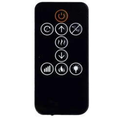 Paramount 36-in Black LED Electric Fireplace