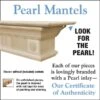 Pearl Mantels 72-in W X 16.75-in H X 10-in D Unfinished Pine Wood Mantel Shelf -Napoleon Shop 331037365 AlternateImage2 l
