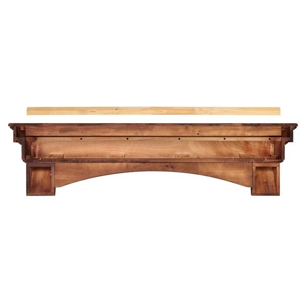 Pearl Mantels 48-in W X 12-in H X 9.5-in D Distressed Cherry Pine Wood Mantel Shelf 5 Pearl Mantels 48-in W X 12-in H X 9.5-in D Distressed Cherry Pine Wood Mantel Shelf - Image 3