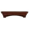 Pearl Mantels 48-in W X 12-in H X 9.5-in D Distressed Cherry Pine Wood Mantel Shelf -Napoleon Shop 331037368 AlternateImage2 l