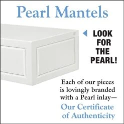 Pearl Mantels 72-in W X 5-in H X 9-in D Crisp White Pine Wood Mantel Shelf -Napoleon Shop 331037371 AlternateImage4 l