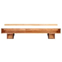 Pearl Mantels 72-in W X 10.5-in H X 9-in D Warm Cherry Distressed Finish Pine Wood Mantel Shelf -Napoleon Shop 331037373 AlternateImage3 l