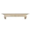 Pearl Mantels 60-in W X 16.75-in H X 10-in D Unfinished Pine Wood Mantel Shelf