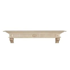Pearl Mantels 60-in W X 16.75-in H X 10-in D Unfinished Pine Wood Mantel Shelf