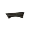 Pearl Mantels 48-in W X 12-in H X 9.5-in D Dark Roast Distressed Pine Wood Mantel Shelf