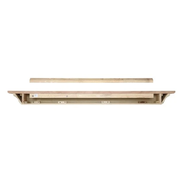 Pearl Mantels 60-in W X 5-in H X 10-in D Unfinished Pine Wood Mantel Shelf 5 Pearl Mantels 60-in W X 5-in H X 10-in D Unfinished Pine Wood Mantel Shelf - Image 3