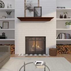 Pearl Mantels 60-in W X 5-in H X 10-in D Unfinished Pine Wood Mantel Shelf