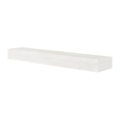 Pearl Mantels 48-in W X 5-in H X 9-in D Whitewash Composite Mantel Shelf 8 Pearl Mantels 48-in W X 5-in H X 9-in D Whitewash Composite Mantel Shelf -Napoleon Shop 331037415 MainImage 001 l