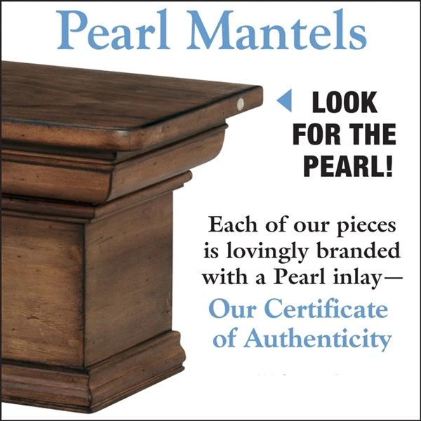 Pearl Mantels 72-in W X 9-in H X 9-in D Chestnut Distressed Pine Wood Mantel Shelf 6 Pearl Mantels 72-in W X 9-in H X 9-in D Chestnut Distressed Pine Wood Mantel Shelf - Image 5