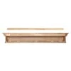 Pearl Mantels 72-in W X 9-in H X 9-in D Chestnut Distressed Pine Wood Mantel Shelf