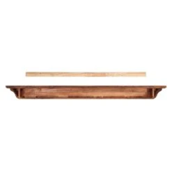 Pearl Mantels 60-in W X 5-in H X 10-in D Antique Distressed Pine Wood Mantel Shelf -Napoleon Shop 331037424 AlternateImage2 l