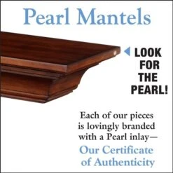 Pearl Mantels 60-in W X 5-in H X 10-in D Antique Distressed Pine Wood Mantel Shelf -Napoleon Shop 331037424 AlternateImage3 l