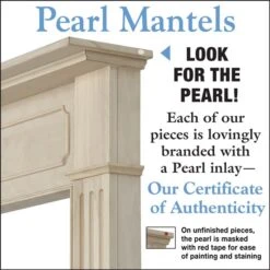Pearl Mantels 64-in X 52-in X 8-in Unfinished Pine Wood Mantel Surround -Napoleon Shop 331037426 AlternateImage3 l