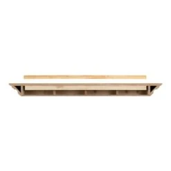 Pearl Mantels 48-in W X 5-in H X 10-in D Precision Black Pine Wood Mantel Shelf 11 Pearl Mantels 48-in W X 5-in H X 10-in D Precision Black Pine Wood Mantel Shelf -Napoleon Shop 331037444 AlternateImage2 l