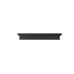 Pearl Mantels 72-in W X 8-in H X 9-in D Precision Black Pine Wood Mantel Shelf 11 Pearl Mantels 72-in W X 8-in H X 9-in D Precision Black Pine Wood Mantel Shelf -Napoleon Shop 331037455 AlternateImage1 l