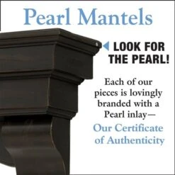 Pearl Mantels 72-in W X 15-in H X 10-in D Dark Roast Distressed Pine Wood Mantel Shelf -Napoleon Shop 331037457 AlternateImage3 l