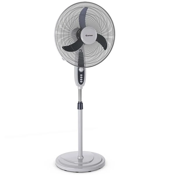 Costway 18-in 3-Speed Indoor Oscillating Fan 7 Costway 18-in 3-Speed Indoor Oscillating Fan - Image 5