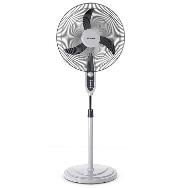 Costway 18-in 3-Speed Indoor Oscillating Fan 4 Costway 18-in 3-Speed Indoor Oscillating Fan - Image 2