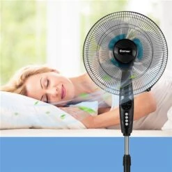 Costway 16-in 3-Speed Indoor Oscillating Fan 8 Costway 16-in 3-Speed Indoor Oscillating Fan -Napoleon Shop 331038064 AlternateImage3 l