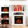 Costway 32-in W White MDF Fan-Forced Electric Fireplace -Napoleon Shop 331060082 AlternateImage2 l