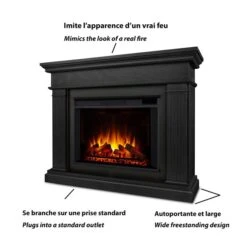 Real Flame Centennial Grand 55.5-in Infrared Electric Fireplace In Black -Napoleon Shop 331064559 AlternateImage2 l