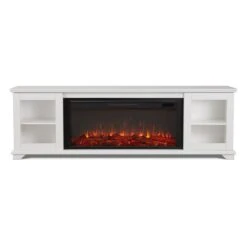 Real Flame Benjamin 81-in Landscape Infrared Electric Fireplace In White -Napoleon Shop 331064561 AlternateImage4 l