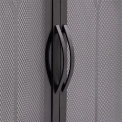 Pleasant Hearth Collin 30-in To 37-in X 25-1/2-in To 32-1/2-in Bifold Tempered Glass Fireplace Doors In Black 11 Pleasant Hearth Collin 30-in To 37-in X 25-1/2-in To 32-1/2-in Bifold Tempered Glass Fireplace Doors In Black -Napoleon Shop 331066923 AlternateImage5 l