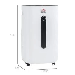 HomCom 3500-sq.ft. 23.66-L 2-Speed Portable Electric Dehumidifier