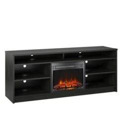 Ameriwood Home 58-in Black Oak Fan-forced Electric Fireplace For TV's Up To 65-in -Napoleon Shop 331068387 MainImage 001 l