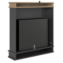 Ameriwood Home 29.69-in Black Fan-forced Electric Fireplace -Napoleon Shop 331068412 AlternateImage3 l