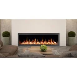 Litedeer Homes Latitude II 58-in Fan-Forced Recess Wall Electric Fireplace -Napoleon Shop 332004633 AlternateImage1 l