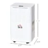 HomCom 1260-ft² 2-Speed Portable Dehumidifier Energy Star Certified
