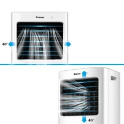 Costway Evaporative Portable Air Cooler Fan & Humidifier With Remote Control