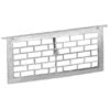 Foundation Vent With Damper - 16" X 8" -Napoleon Shop 3601029 L