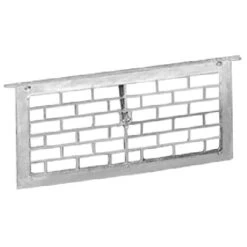Foundation Vent With Damper - 16" X 8"