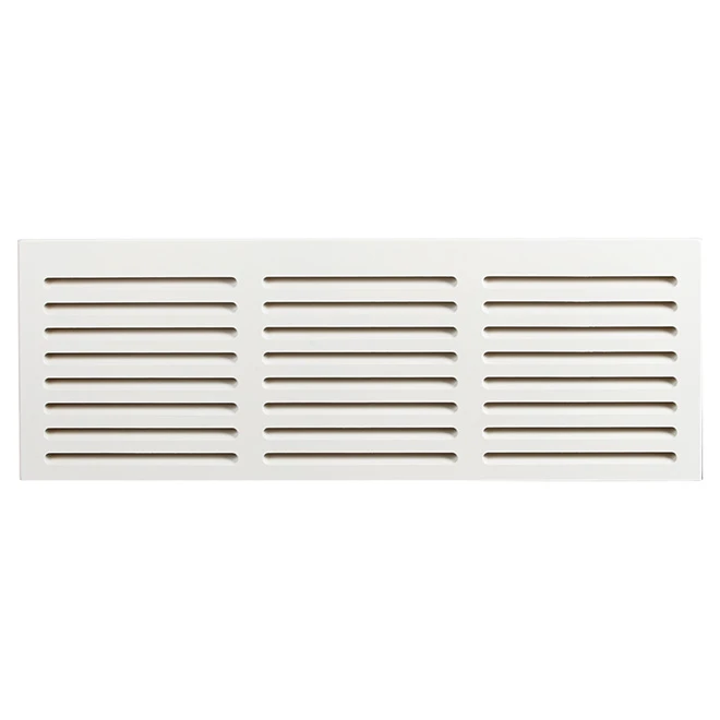 Legacy MDF Sidewall Grille Vents - Primed - White - 8-1/2-in W X 24-in L X 3/4-in Wall Projection 4 Legacy MDF Sidewall Grille Vents - Primed - White - 8-1/2-in W X 24-in L X 3/4-in Wall Projection - Image 2