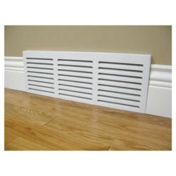 Legacy MDF Sidewall Grille Vents - Primed - White - 8-1/2-in W X 24-in L X 3/4-in Wall Projection