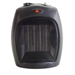Portable Ceramic Heater - Thermostat - 1500 W - Black