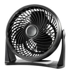 Utilitech Air Circulatory Fan - Plastic 8-in 3-Speed Black